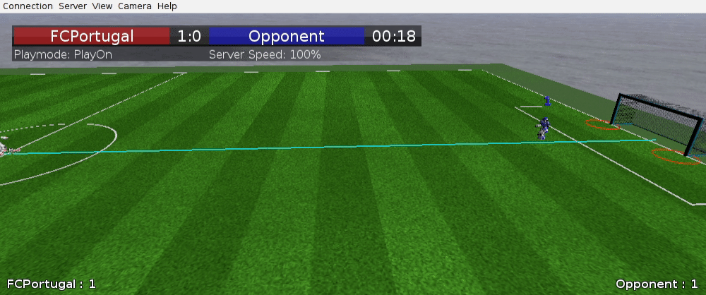 对抗机器人的运行演示