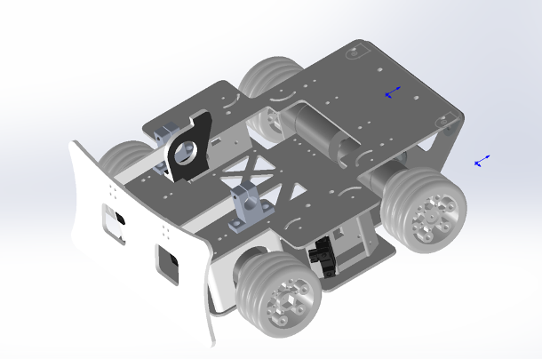 对抗机器人的实物照片